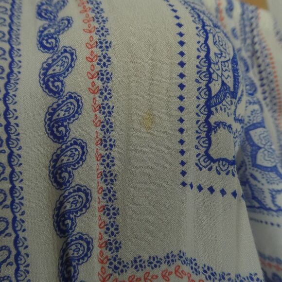 Lovers + Friends Carmella Romper Off the Shoulder Ruffle Floral Long Sleeve Sm - Picture 6 of 12